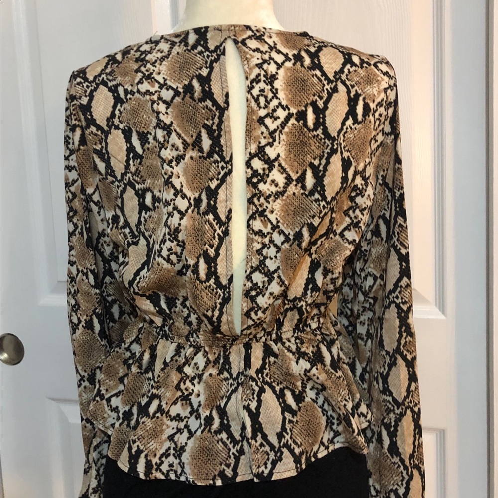 Snake Print Top - Picture 9 of 9